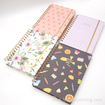 school a5 kraft paper diary spiral notebook